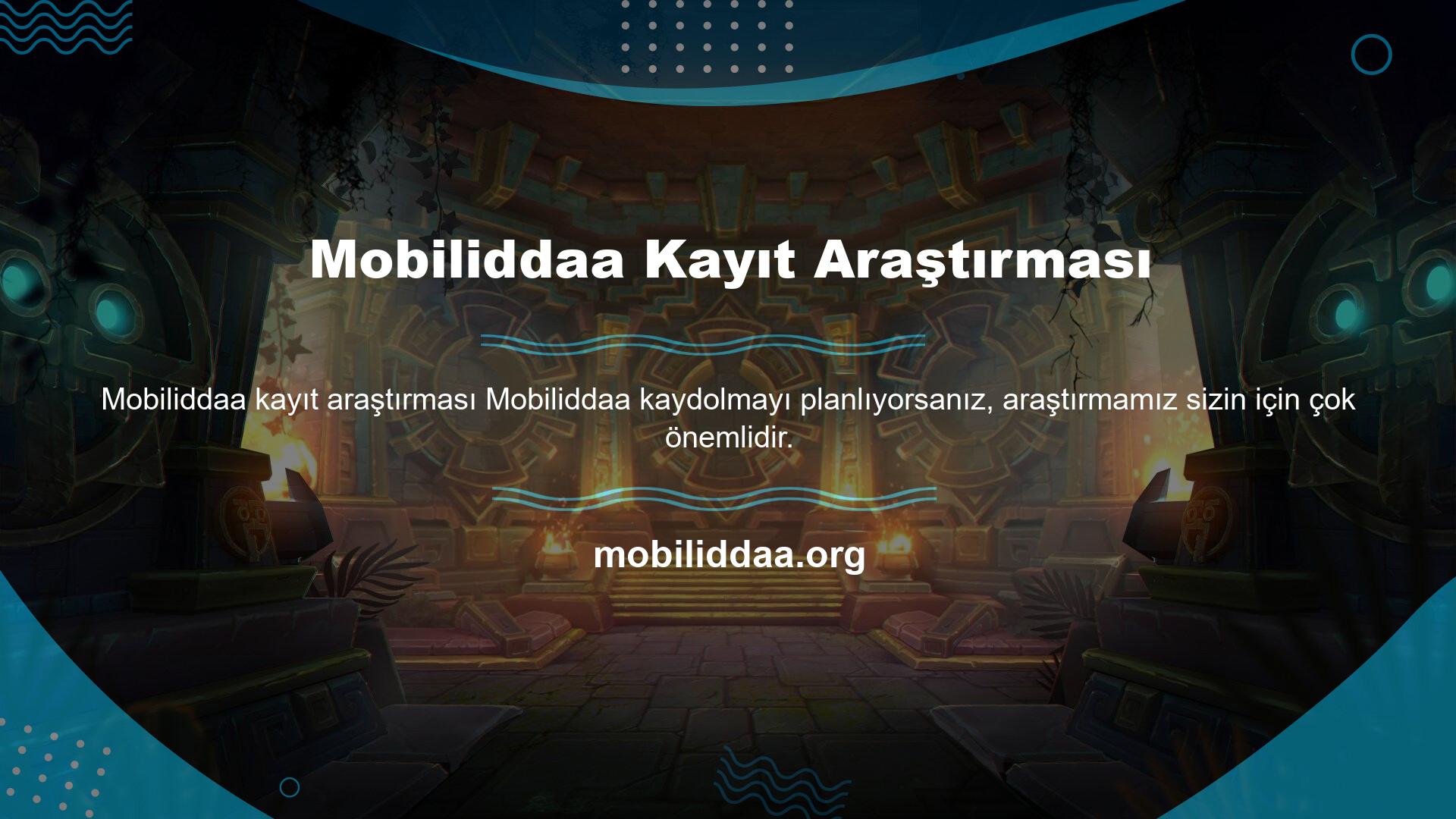 Mobiliddaa getiren yasadışı bir talep sitesi olup olmadığı sorusunu cevaplayacağız
